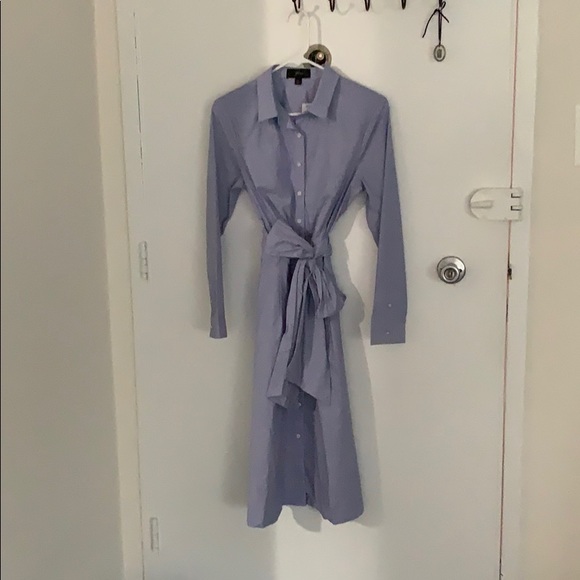 J. Crew Dresses & Skirts - J Crew button down dress with a tie. Size 8 NWT.